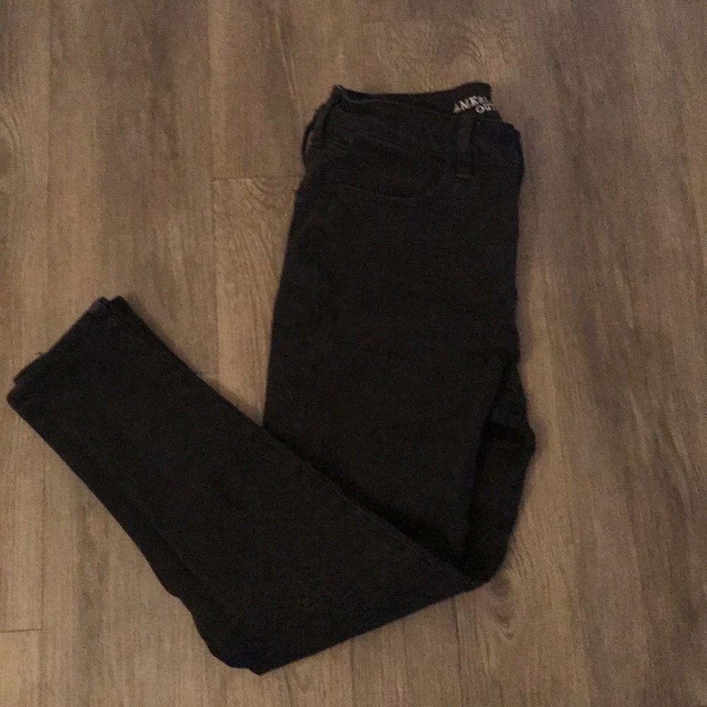 Black American Eagle skinny Jeans